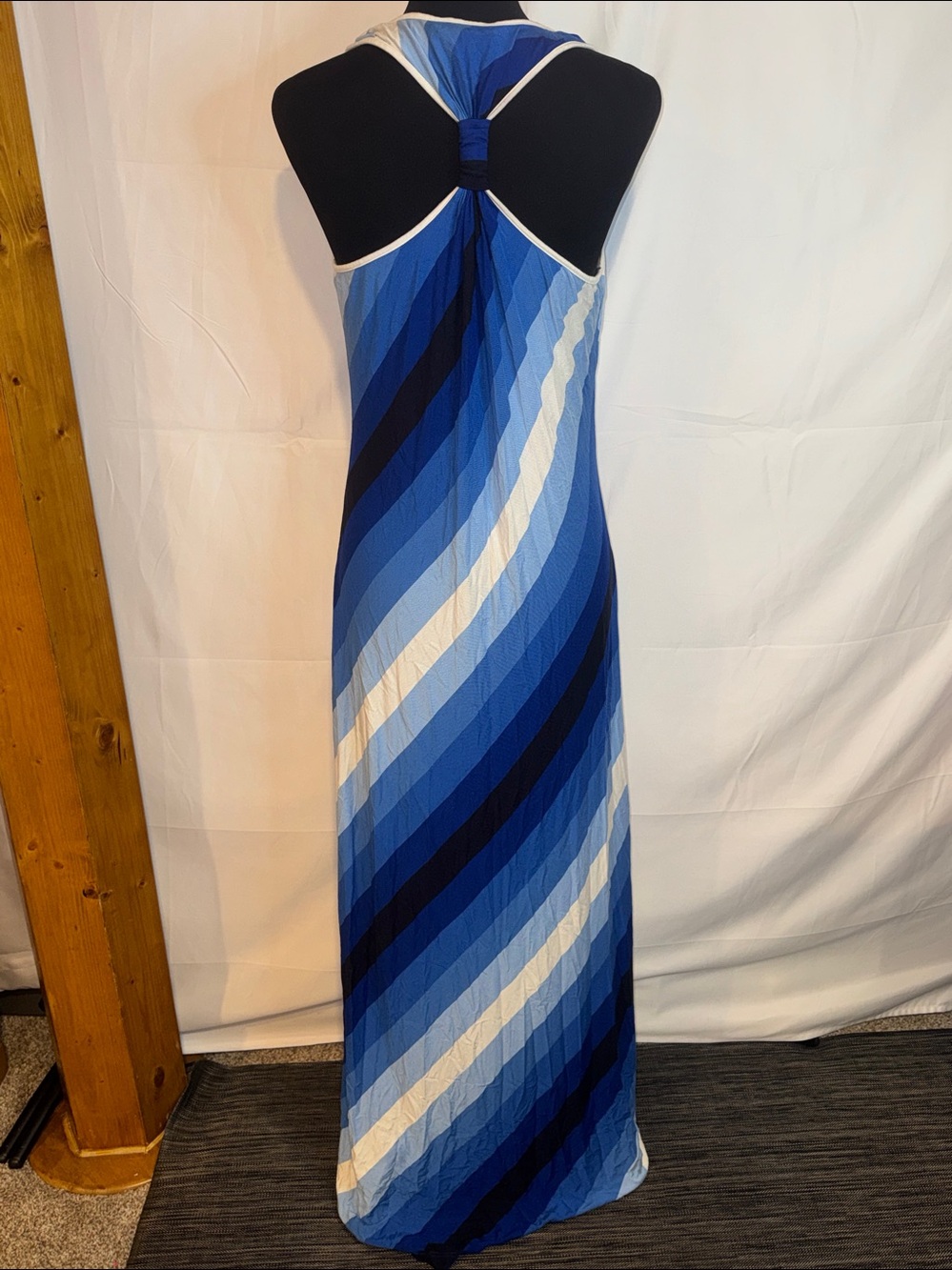Calvin Klein sleeveless striped maxi dress - Picture 3 of 7